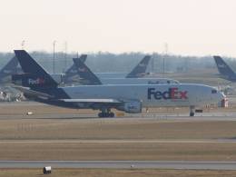 Fedex Freighter at IND Feb 24, 2006